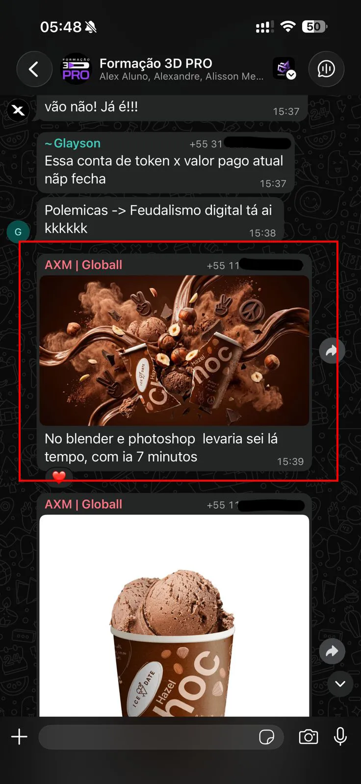 Mensagem de WhatsApp 9